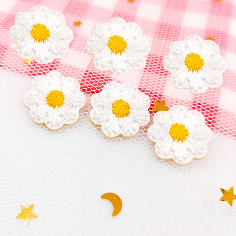 Iron on Patches Supplier - DIY Daisy Flower Shoes Hat Clothing Custom