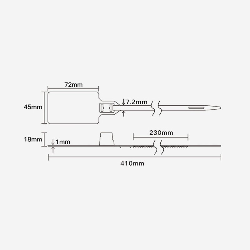 Shipping Label Tags Factory - Wholesale Plastic Blank Custom Logo Seal