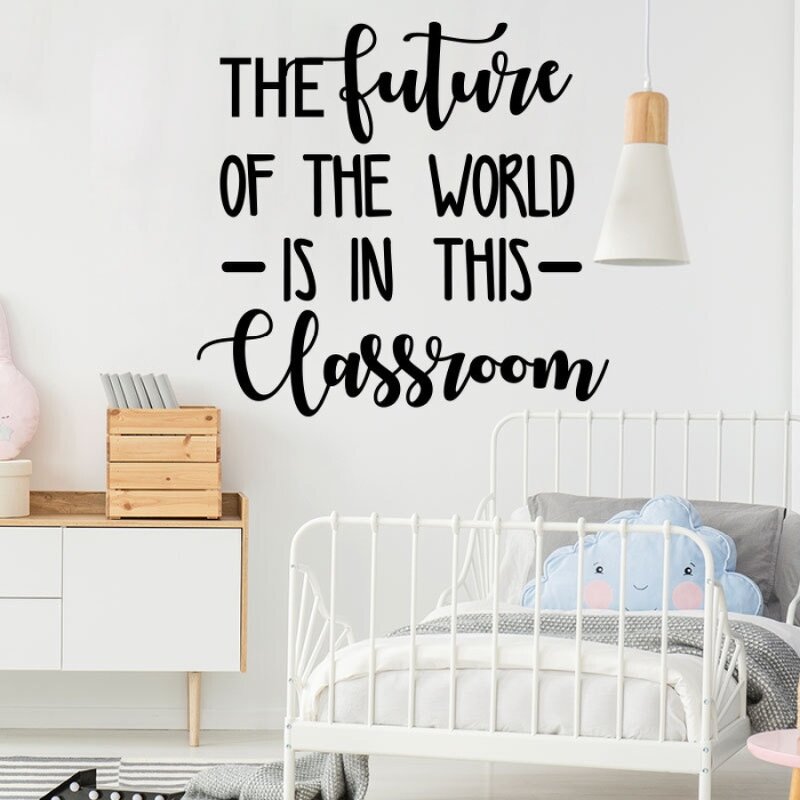 Wall Decal Manufacturer - Custom in This Classroom Self Adhesive Murals