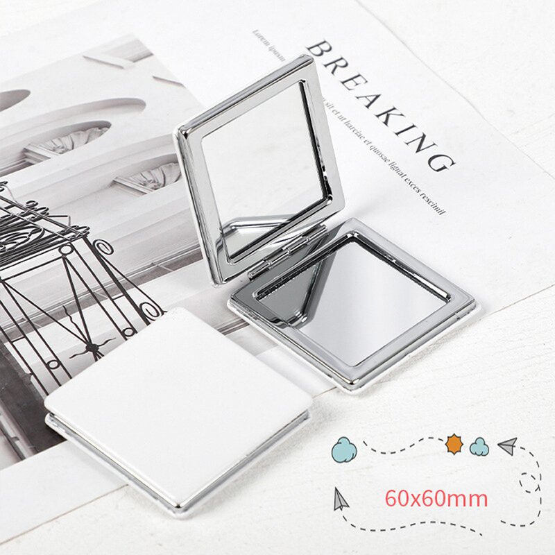 Magnifying Mirror Factory - Custom Print Blank PU Square Heart Rectangle