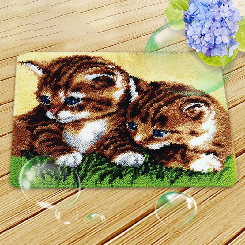 Cross Stitch Embroidery Supplier - DIY Floor Carpet Wool Plush Material