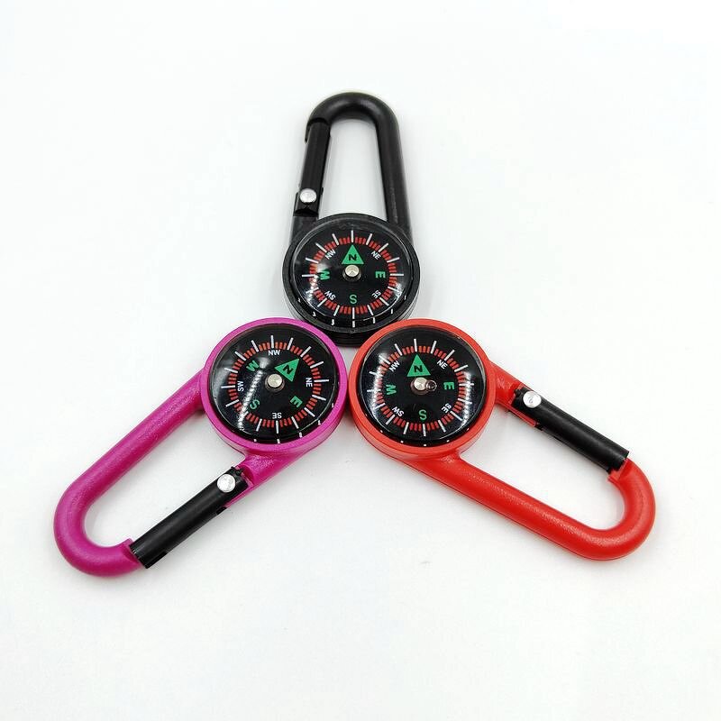 Compass Keychain Supplier - Creative Outdoor Travel Souvenir Gift Metal