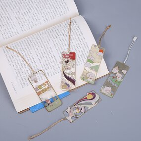 Metal Book Marks Factory - Promotional Gift 3D Animal Enamel Ruler Bookmark