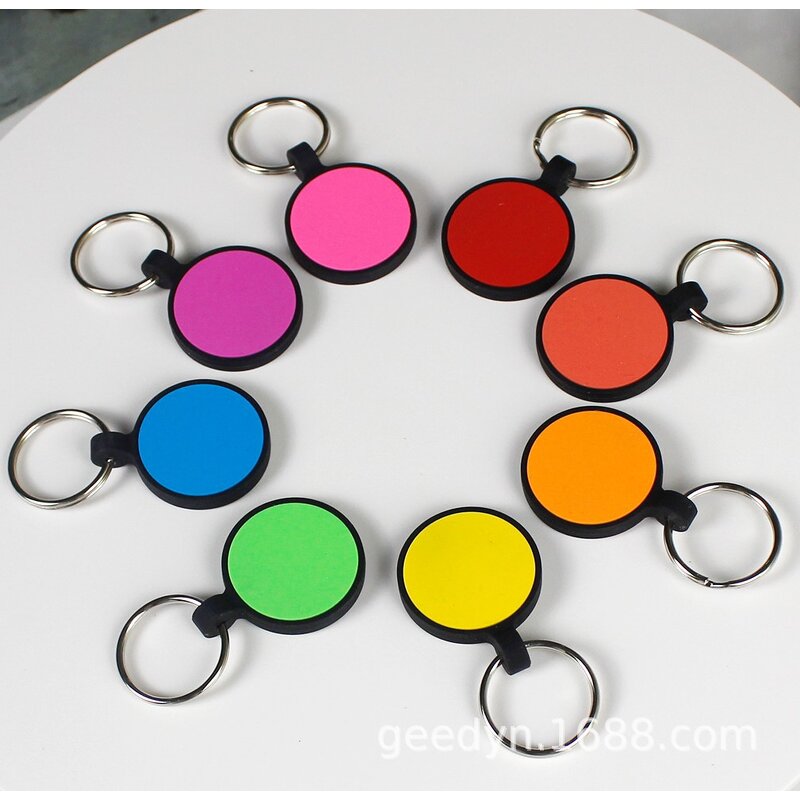 Silicone Dog Name Tags Supplier - Personalized Blank Both Sides Engraving