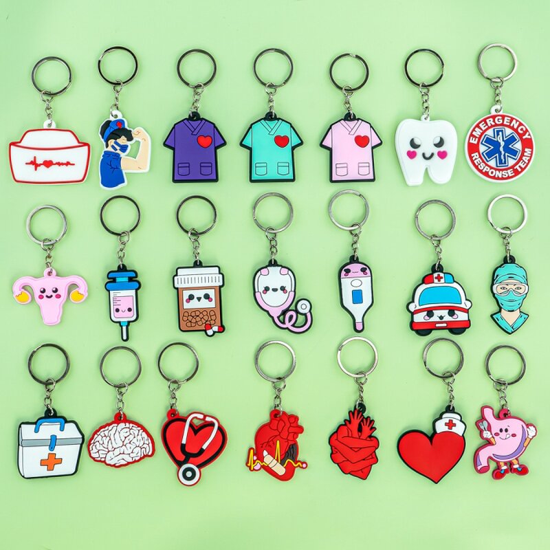 Keychain Manufacturer - Wholesale Cheap Medical Nurse Business Gifts PVC