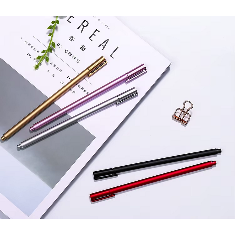Gel Pen Manufacturer - School Office Writing Classy Microneedle Metal Quick-Dry