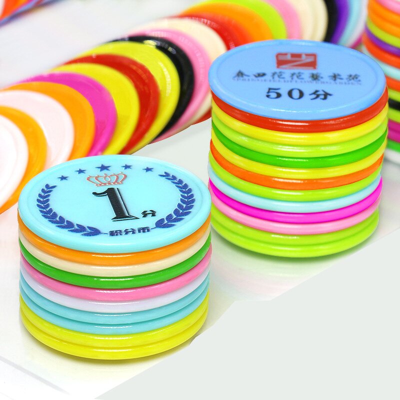 Blank Coins Supplier - Wholesale 25mm Small Plastic Game Token Poker Chips
