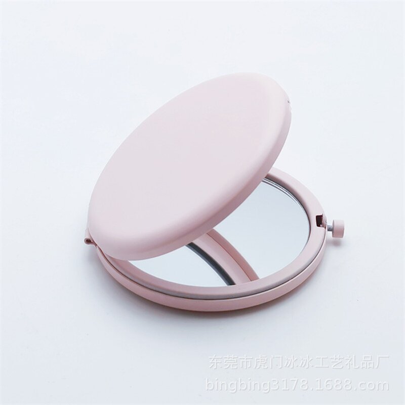 Hand Held Mirror Supplier - Flip Metal Rose Gold Silver Black Custom Engraved