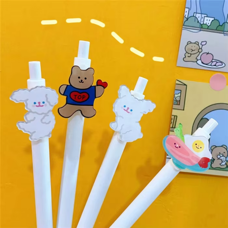 Gel Pen Supplier - Creative Macaron Colors Cute Plastic Acrylic Head