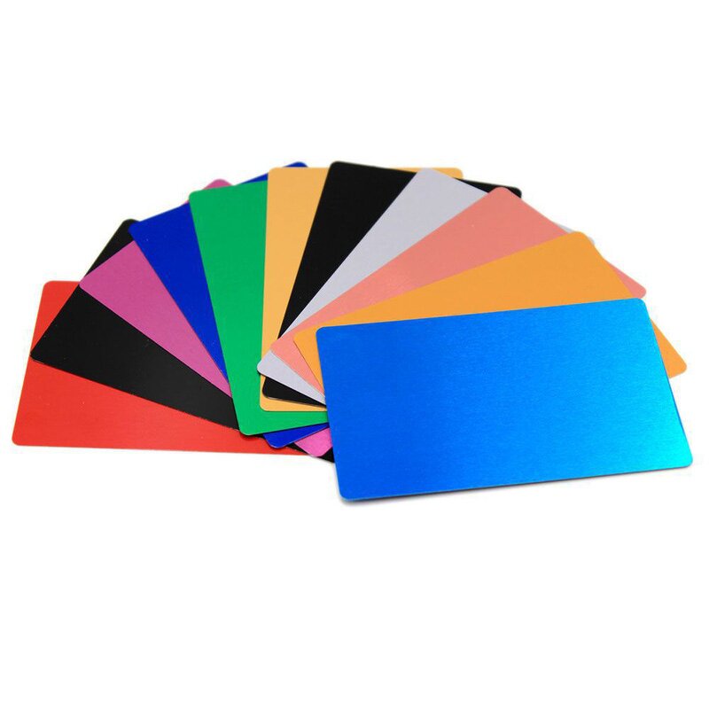 Business Card Blanks Supplier - Wholesale Metal Custom Anodized Aluminum DIY