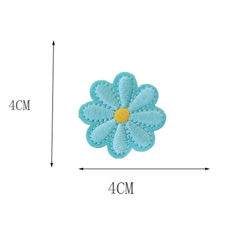 Embroidery Badge Patch Factory - Daisy Flower Bag Jacket Custom