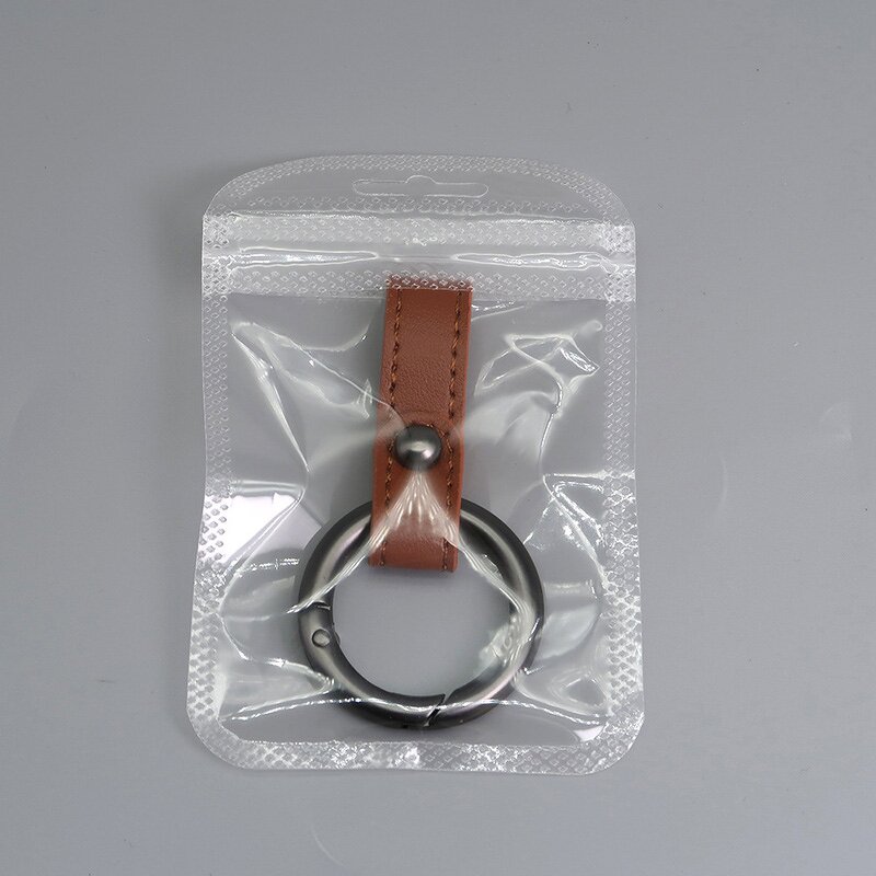 PU Leather Keychain Supplier - Small Bulk Custom logo Cute Car Key Fob