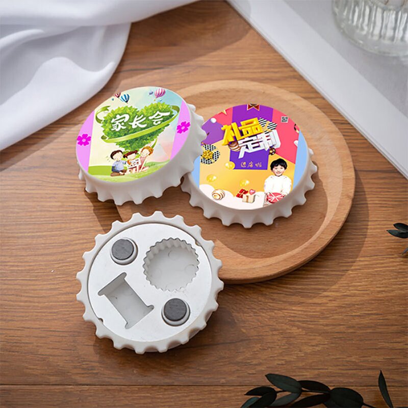 Bottle Opener Manufacturer - Custom Logo Magnetic Fridge Cute Lid Shape