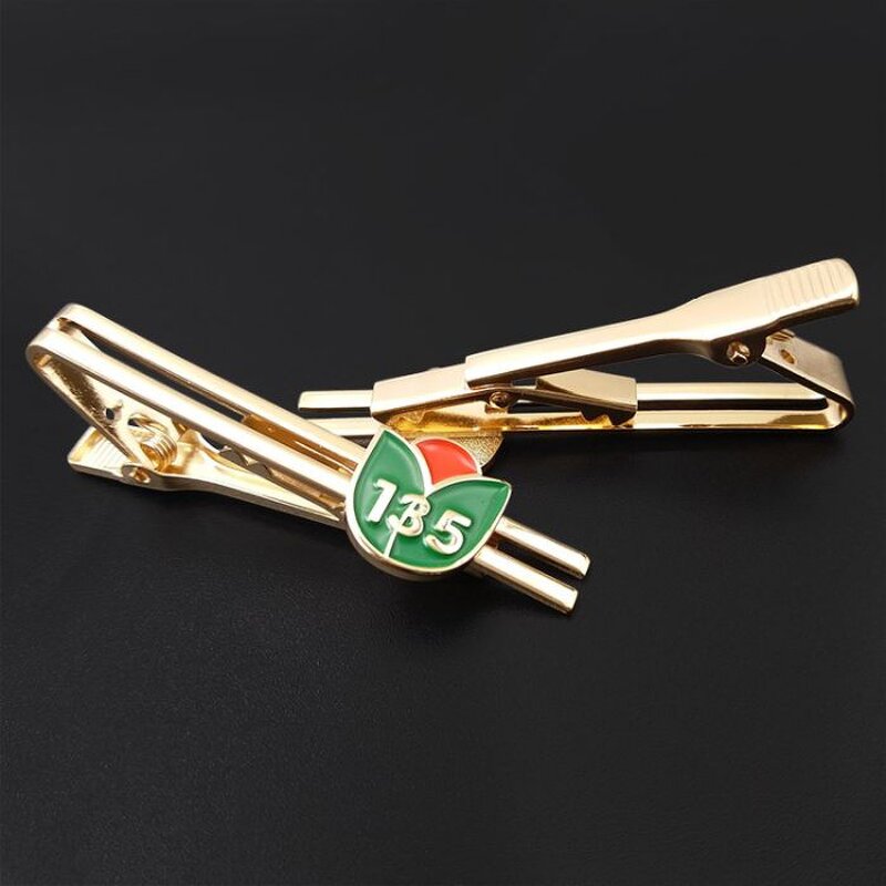 Tie Clips Cuff Links Supplier - Custom Gold-Plated Hard Soft Enamel Logo