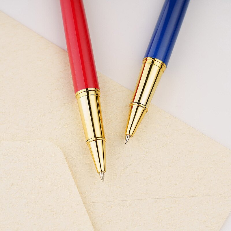 Ball Pen Supplier - Luxury Men Office Gift Metal School Supplies Custom