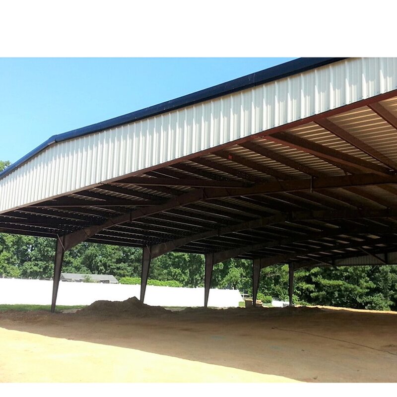 Metal Free Span Building Factory - OEM/ODM Light Steel Structure Frame Prefabricated Indoor Horse