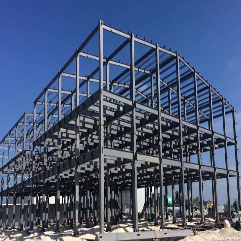 Light Steel Frame Building Manufacturer - OEM/ODM Prefab Metal Heavy Duty Galvanized High Rise Glass