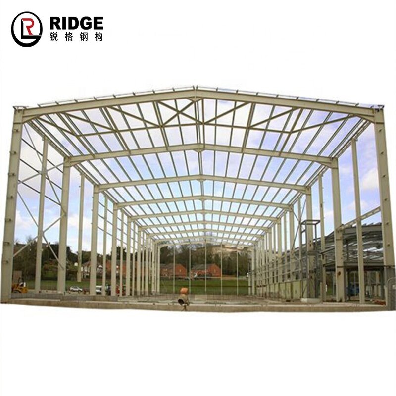 Prefabricated Steel Warehouse Factory - OEM/ODM Industrial Storage Shed Wall Design Prefab