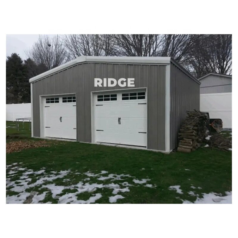 Fireproof Steel Frame Factory - OEM/ODM Carport Prefab Garage Metal Garden Storage Shed