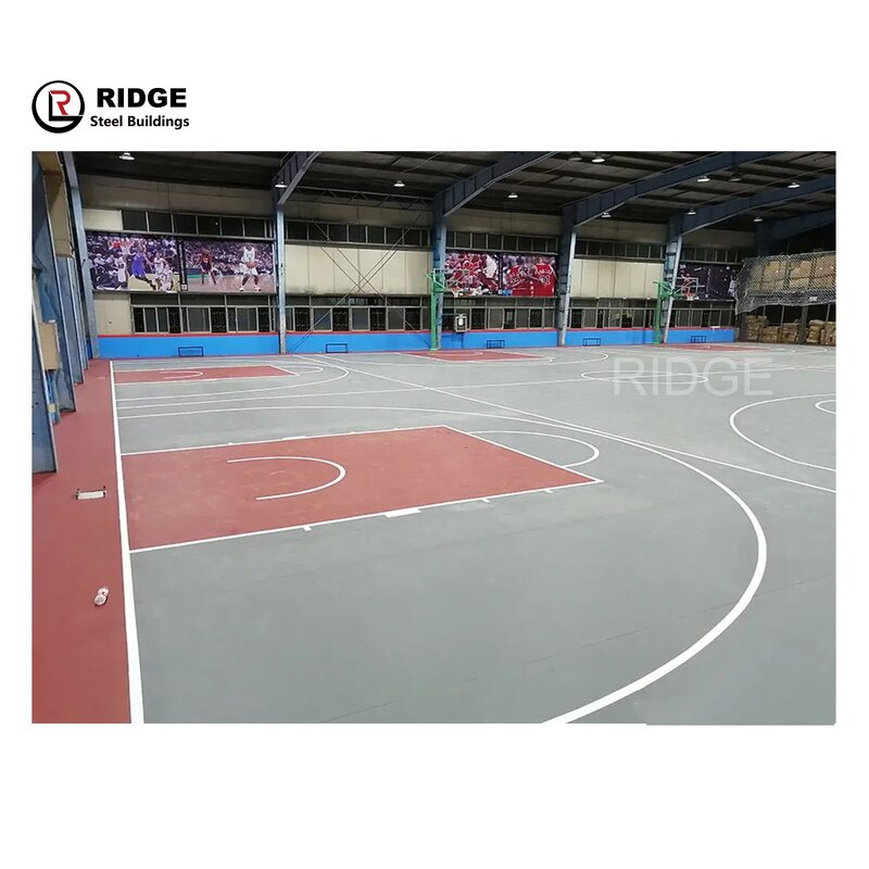 Prefabricated Steel Frame Factory - OEM/ODM Gymnasiums Indoor Basketball Court Sports Hall