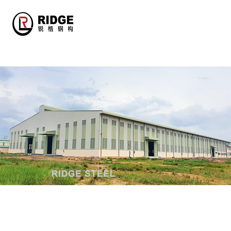 Steel Structure Warehouse Manufacturer - OEM/ODM Portal Frame Single Slope Two Story Concrete