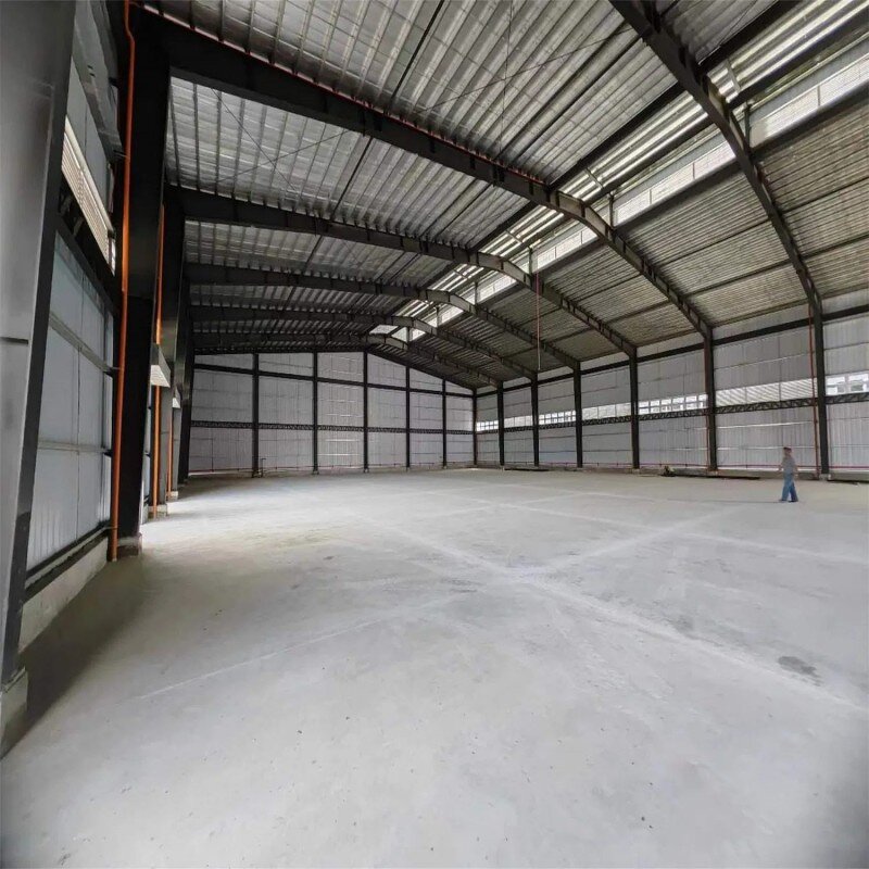 Prefab Warehouse Workshop Factory - OEM/ODM Hangar Shed Construction Industrial Metal Frame