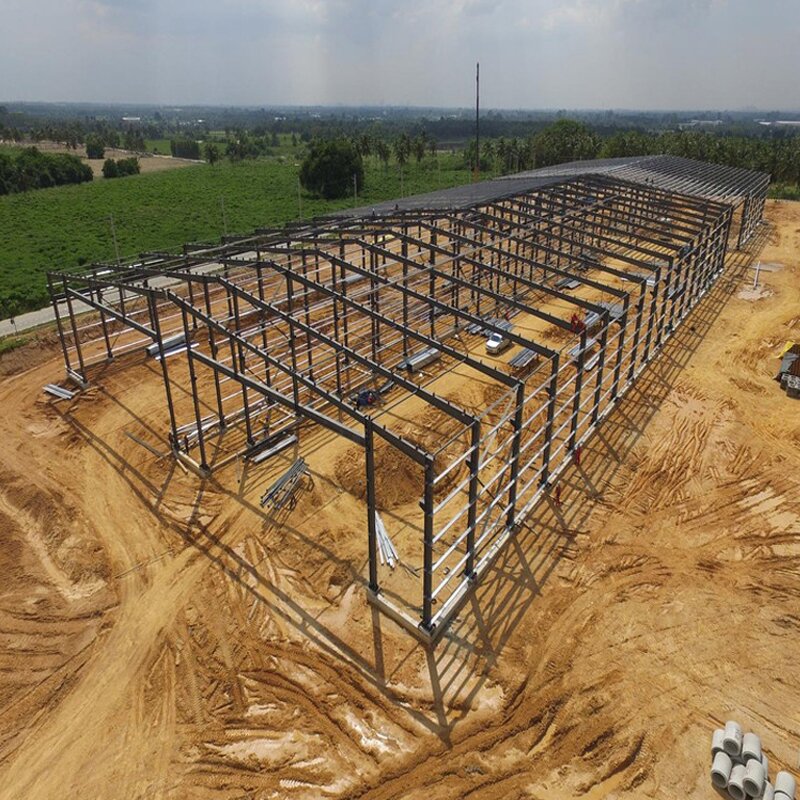 Prefabricated Aircraft Hangar Factory - OEM/ODM Metal Baja Ringan Barndominium Construction Iron