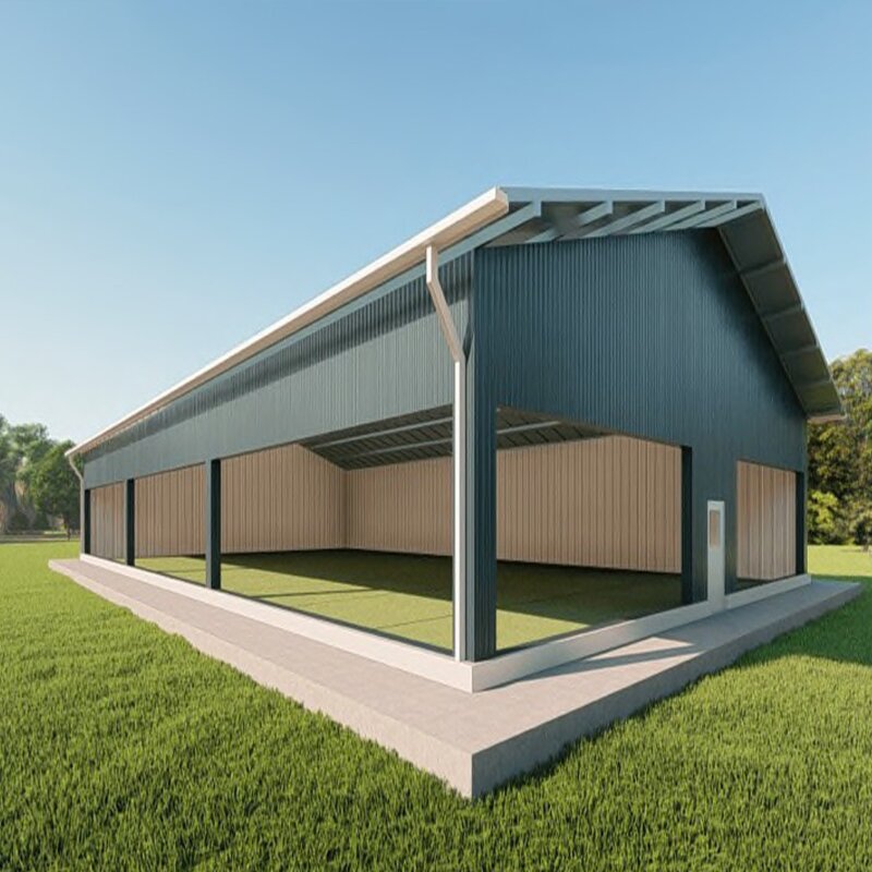 Prefab Metal Farm Building Factory - OEM/ODM Pre Build Ready Made 50x50 Home Garden Structures