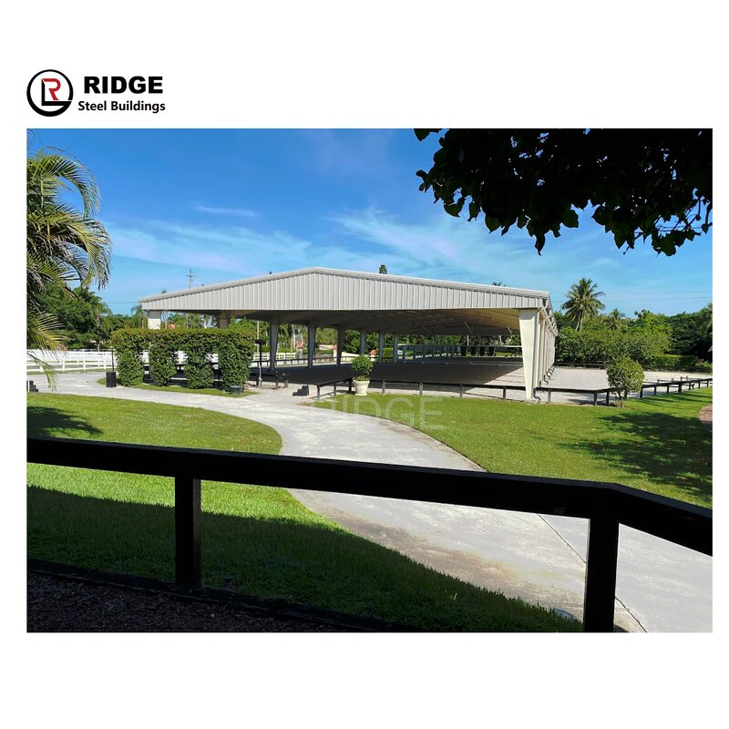 Building Steel Structure Cow Farm Manufacturer - OEM/ODM Cattle Farm Building Horse Barn Stable Panels