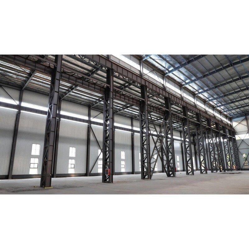 Prefab Warehouse Workshop Factory - OEM/ODM Hangar Shed Construction Industrial Metal Frame