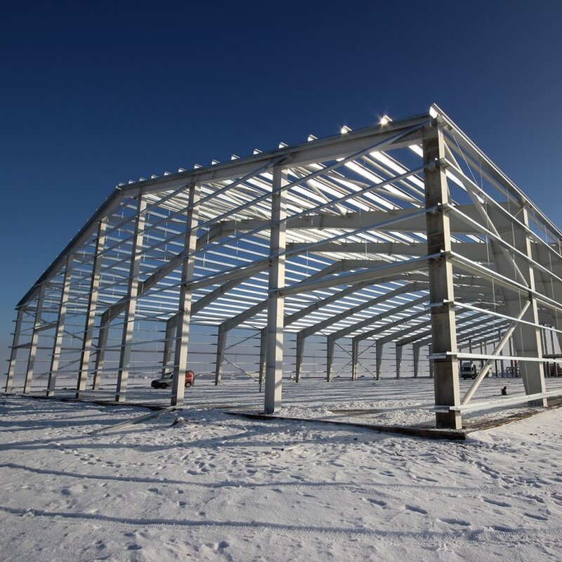 Prefabricated Aircraft Hangar Factory - OEM/ODM Metal Baja Ringan Barndominium Construction Iron