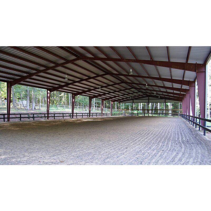 Metal Free Span Building Factory - OEM/ODM Light Steel Structure Frame Prefabricated Indoor Horse
