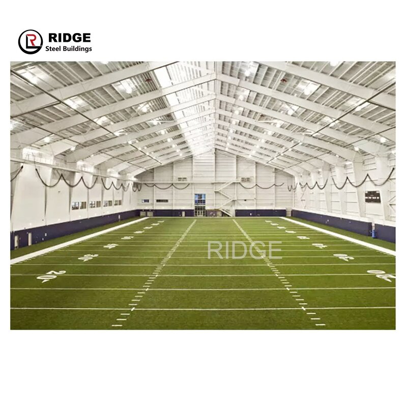 Prefab Steel Structure Stadium Factory - OEM/ODM for Football Gym Exhibition Hall Sports Hall