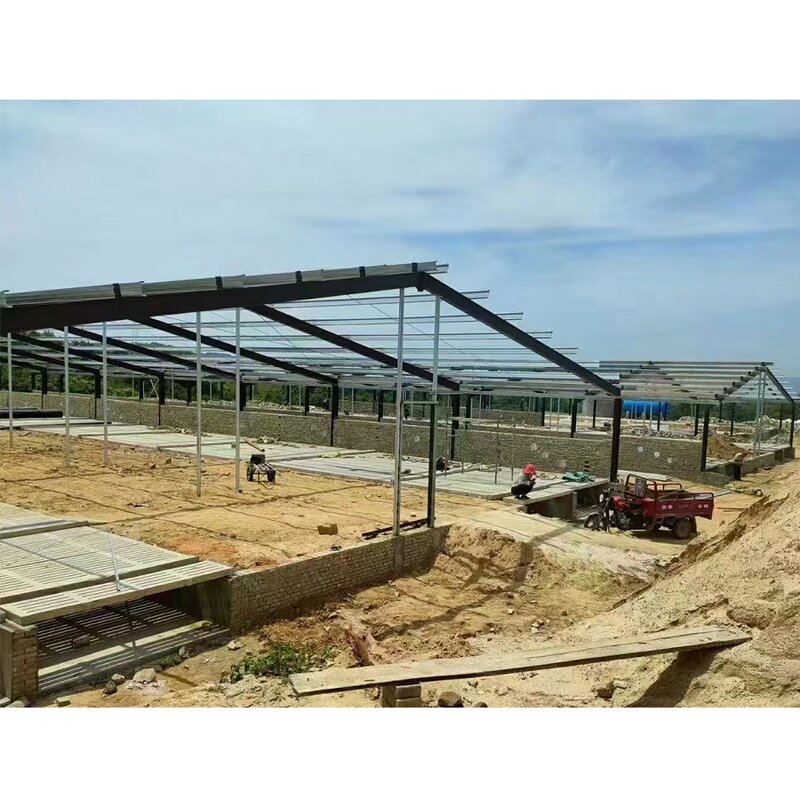 Prefabricated Cattle Farming Barn Manufacturer - OEM/ODM Easy Install Cow Hangar Shed Horse Shed