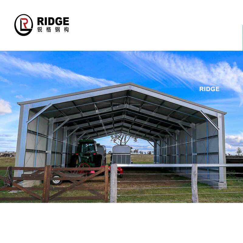 Prefabricated Steel Frame Manufacturer - OEM/ODM Standard Light Gauge Diy Garage Portal Frame Sheds
