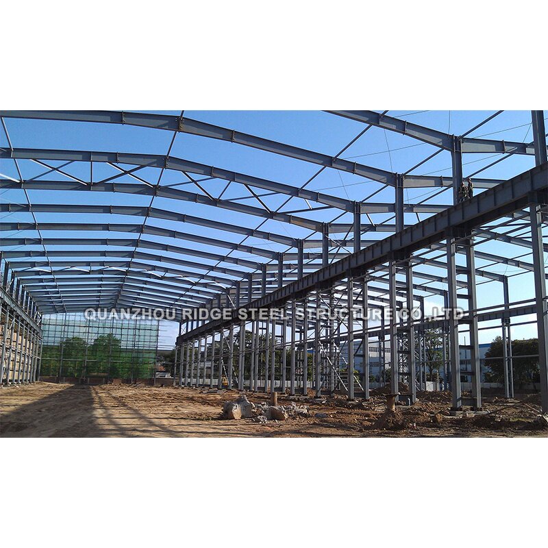 Prefab Steel Building Factory - OEM/ODM Flat-frame House Kits Sandwich Panel Industrial