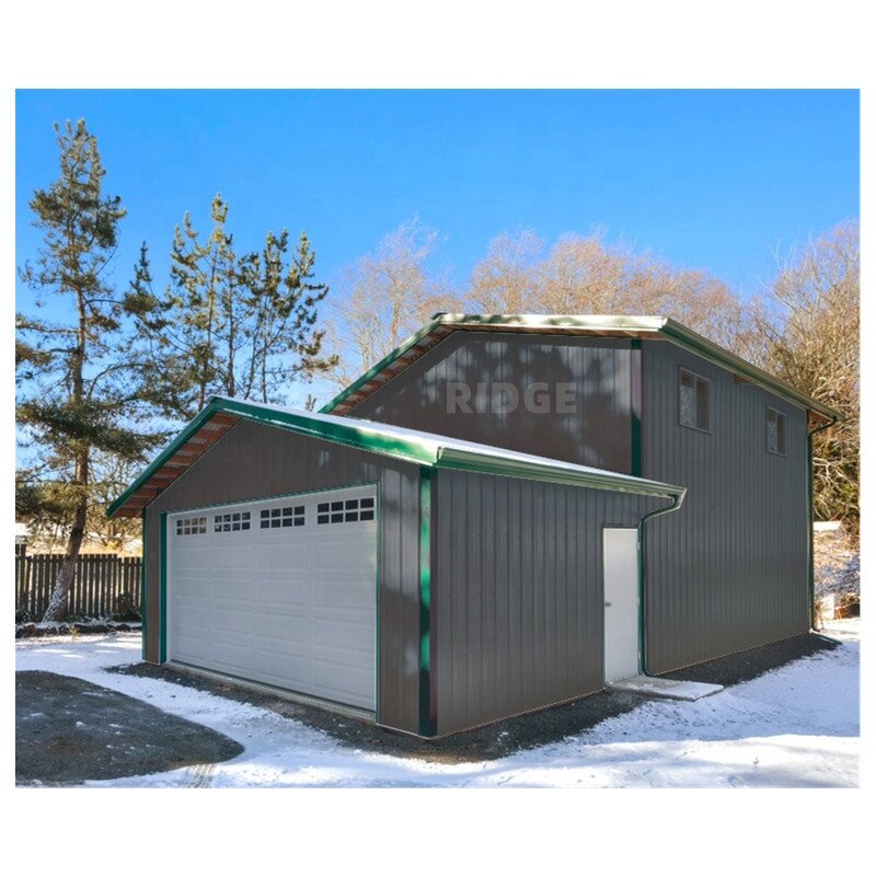 Fireproof Steel Frame Factory - OEM/ODM Carport Prefab Garage Metal Garden Storage Shed