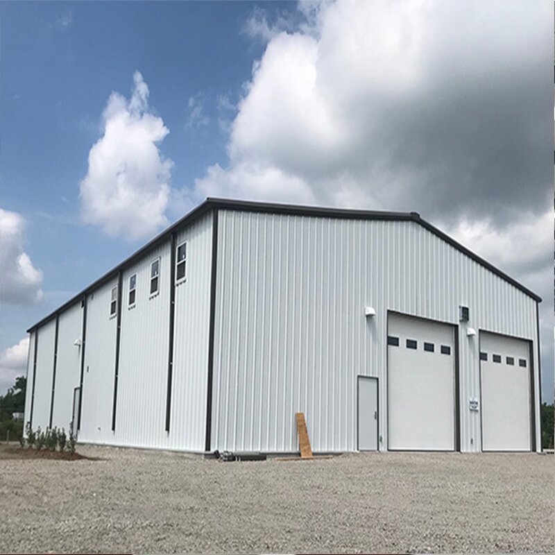 Prefabricated Aircraft Hangar Factory - OEM/ODM Metal Baja Ringan Barndominium Construction Iron