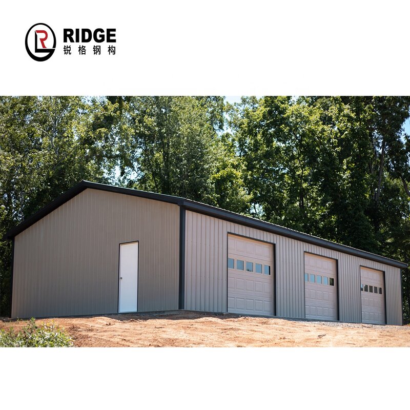 Commercial Building Manufacturer - OEM/ODM Prefabricated Steel Structure Farm Storage Light Type