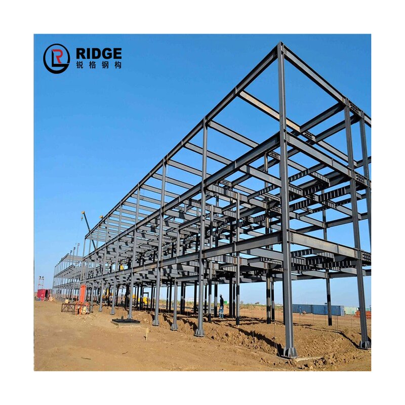 Steel Beam Workshop Factory - OEM/ODM Factory Supply Multi-storey Design Layout Two Storey