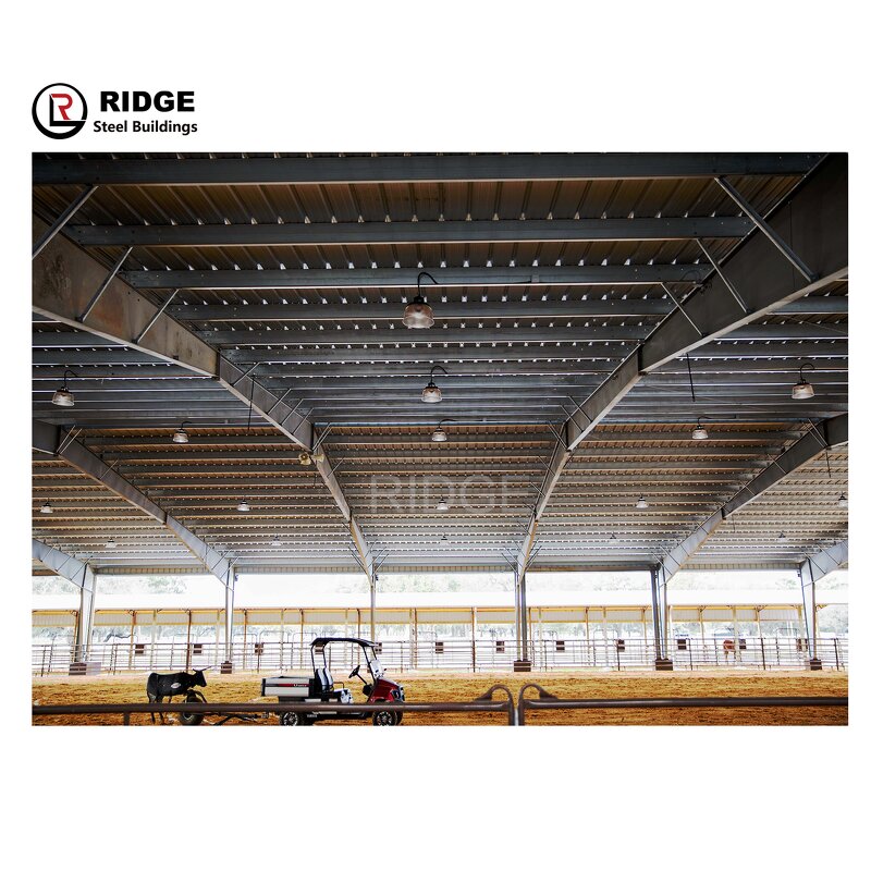 Building Steel Structure Cow Farm Manufacturer - OEM/ODM Cattle Farm Building Horse Barn Stable Panels