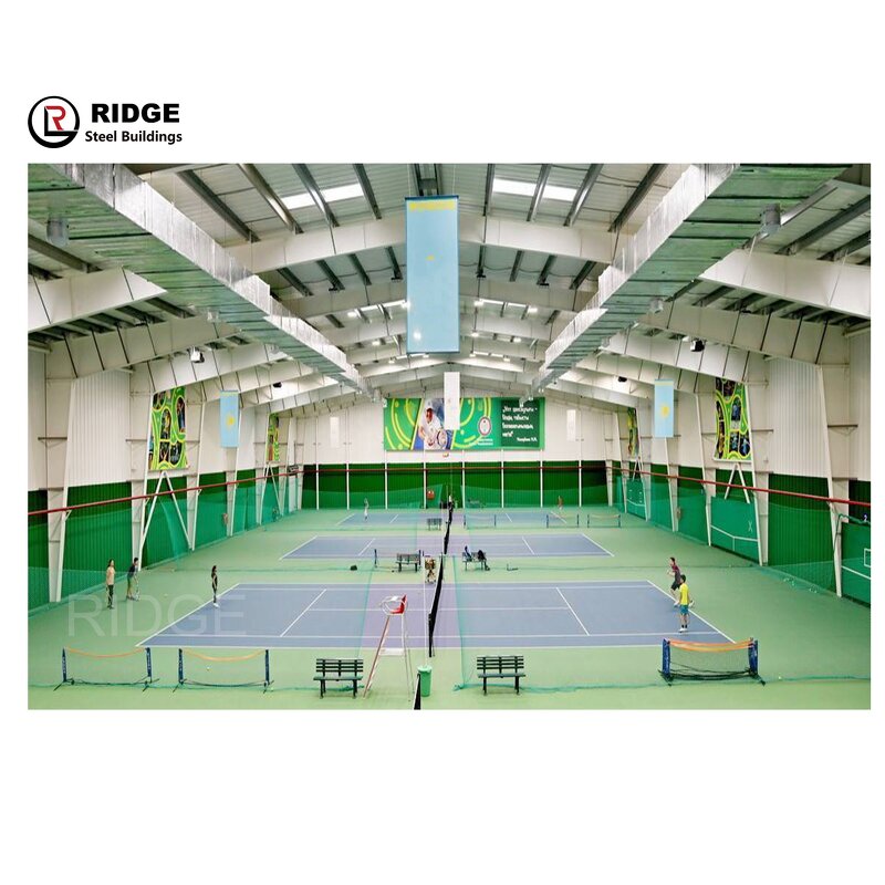Prefabricated Steel Structure Factory - OEM/ODM Outdoor Stadium Shed Basketball Court Shed