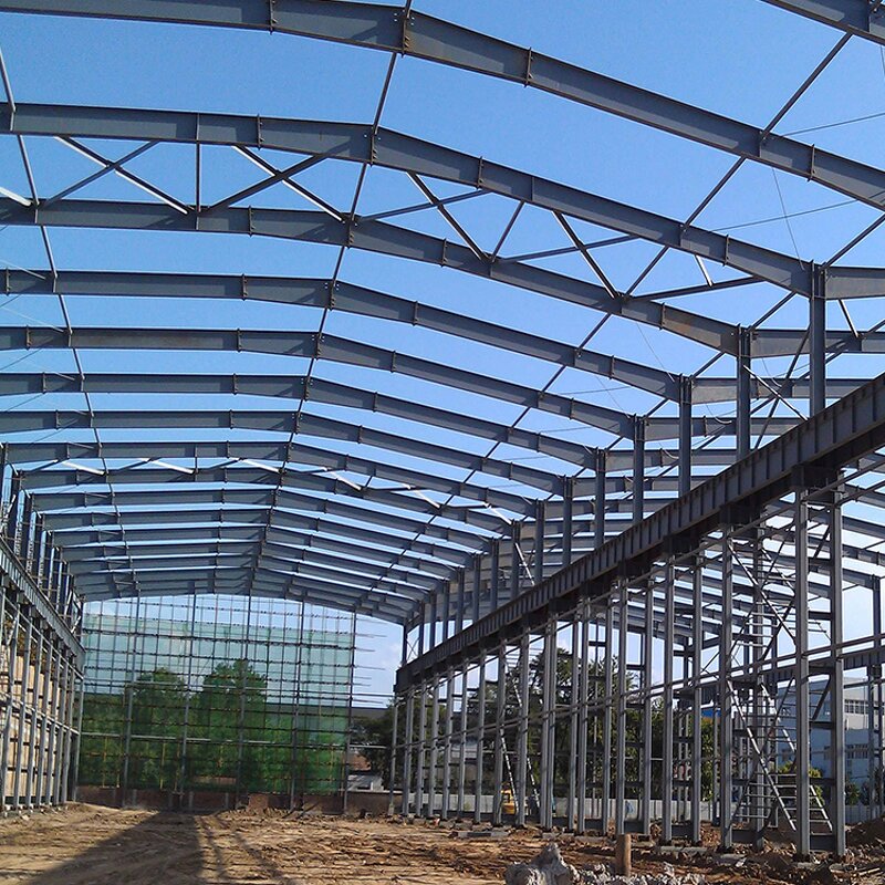 Steel Structure Shop Factory - OEM/ODM Turn Key Construction Metal Chicken House Garden Buildings