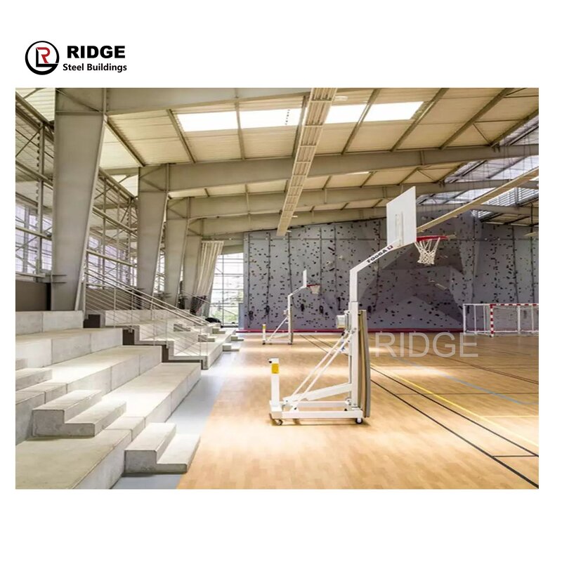 Prefab Steel Structure Stadium Factory - OEM/ODM for Football Gym Exhibition Hall Sports Hall