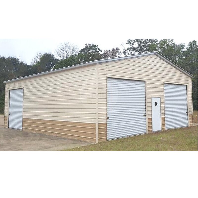 Prefab Homes Manufacturer - OEM/ODM Steel Color Sheet Q235 Prefabricated Garages Building Kits