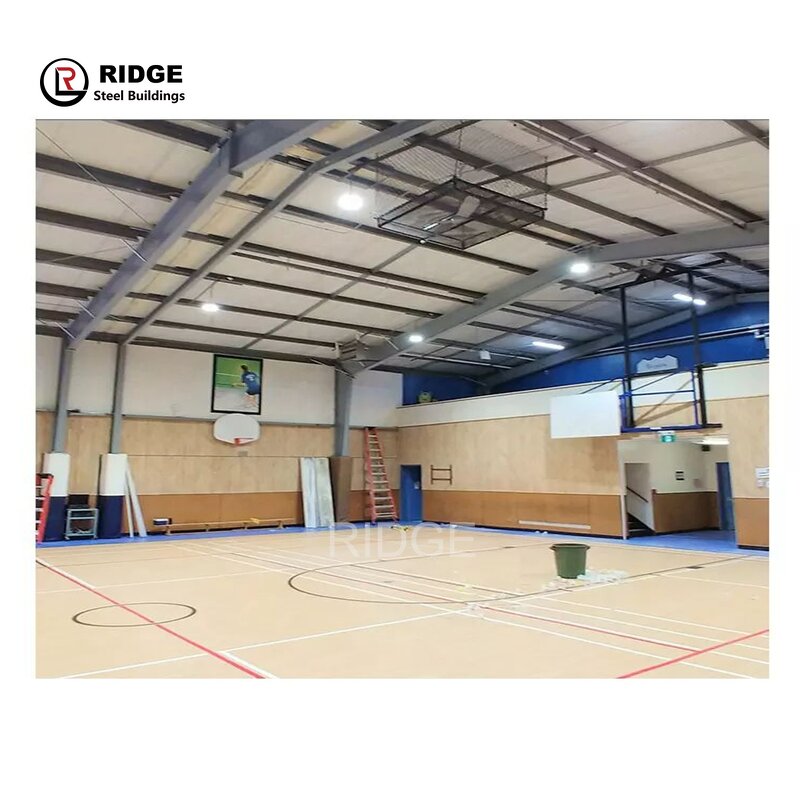 Light Metal Construction Factory - OEM/ODM Steel Structure for Roof Sports Warehouse Indoor Basketball