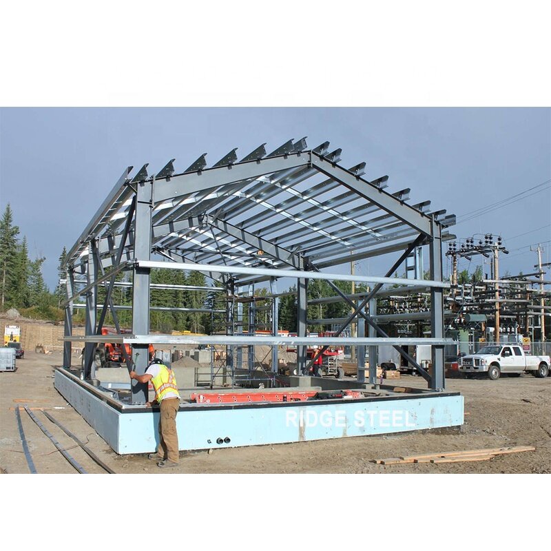 Prefabricated Warehouse Factory - OEM/ODM High Rise Waterproof Low Cost Industrial Workshop Metal