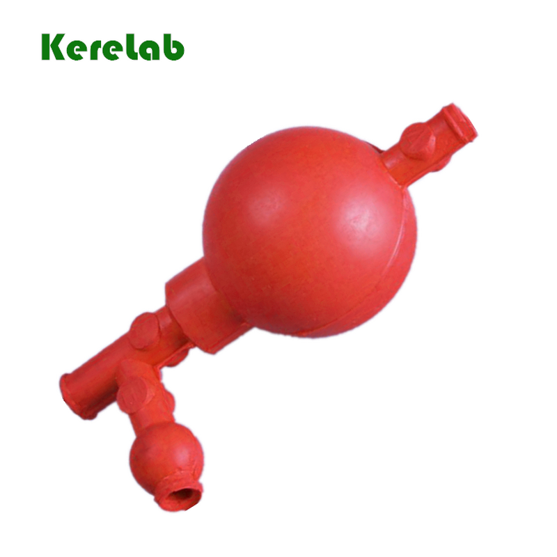 Pipette Bulb Supplier - Lab Use Rubber Longer Neck 3 Way Safety