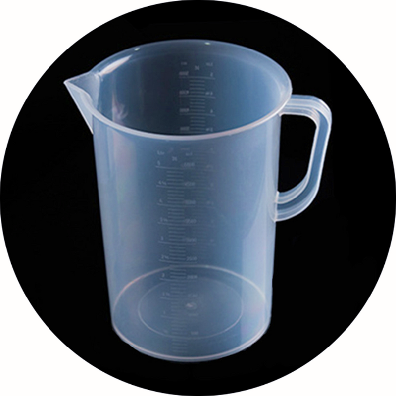Plastic Beaker Manufacturer - 250-2000ml Lab Graduated Mug with Handle