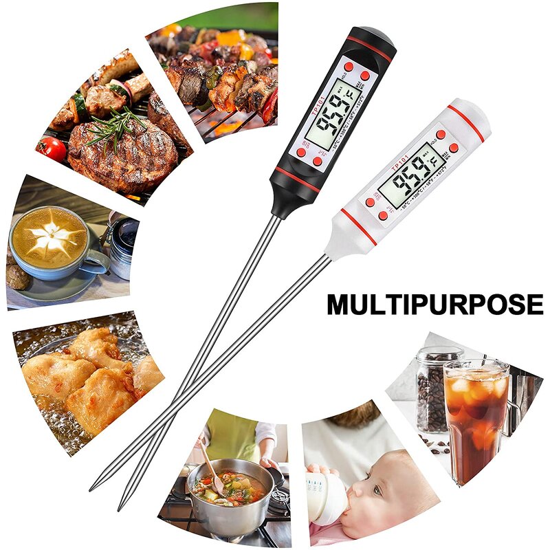 Meat Thermometer Supplier - 200mm Probe Digital Instant Read Super Long